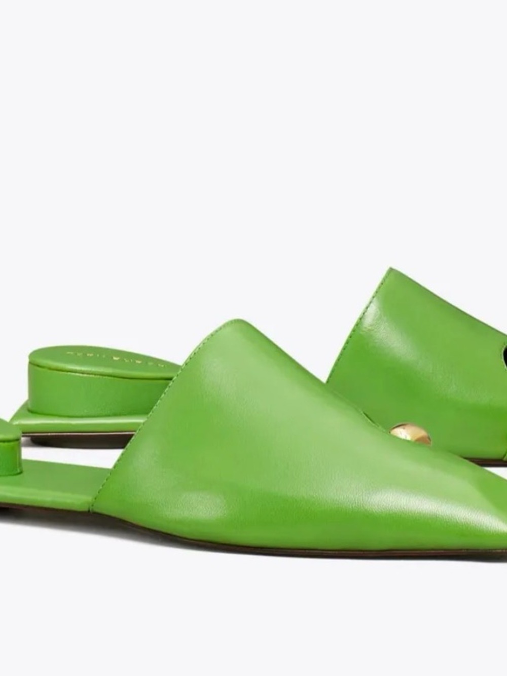 Tory Burch Pierced Toe Mules 6.5 slides - Picture 2 of 6